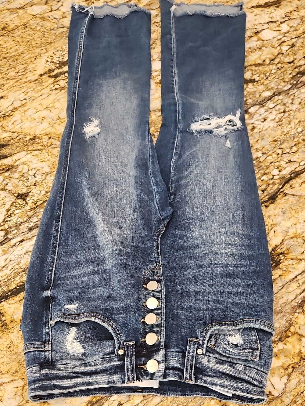 MICA Los Angeles Women's Distressed Jeans. Size 26 Inseam 27" Rise 9.5"